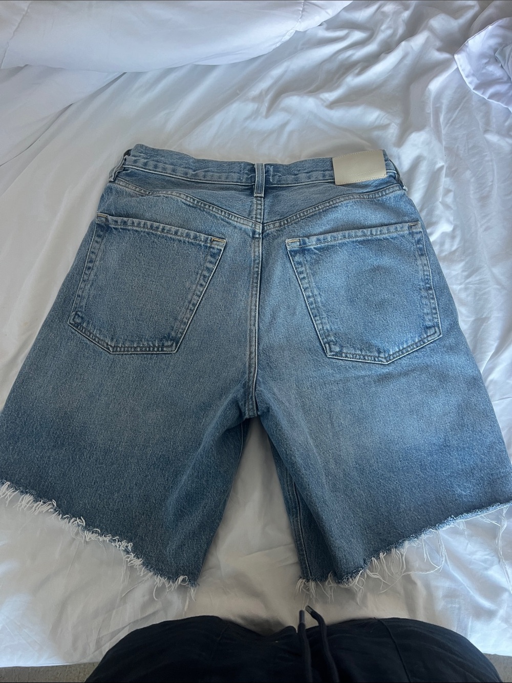 Citizens of Humanity Light Blue Denim Cutoff Shorts - Unbranded - Picture 6 of 7